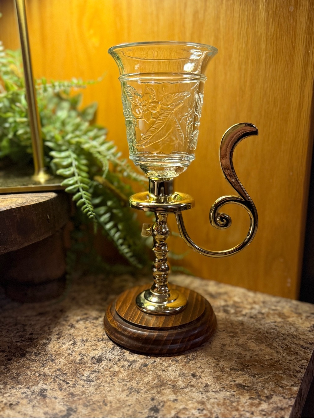 Vintage Candle Sconce Can Be Table Or Wall Mount Sconce